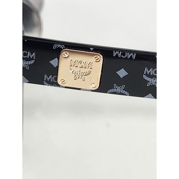 MCM Cat Eye Women's Sunglasses Black Visetos Gray Radiant MCM633SAN-006 - Picture 5 of 10